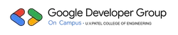 GDG on campus U.V. Patel college of engineering,Ganpat University logo